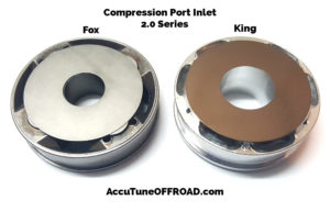 Fox vs King 2.0 Coilover Piston Compression Port Inlet