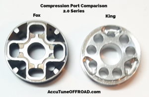 Fox vs King 2.0 Coilover Piston Compression Ports